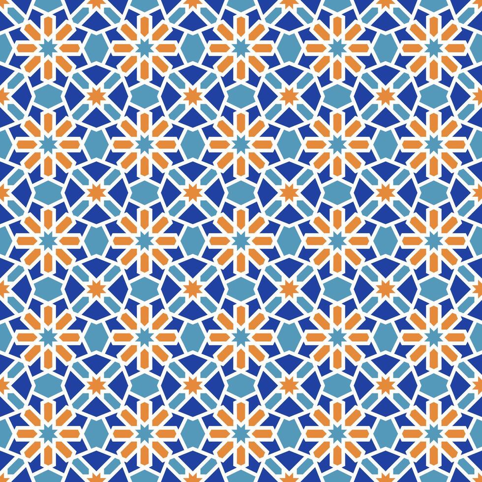 Arabic pattern background. Islamic ornament vector. Traditional Arabian geometry. vector