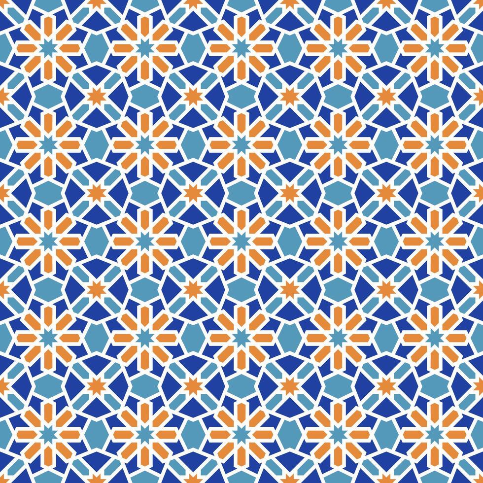 Arabic pattern background. Islamic ornament vector. Traditional Arabian geometry. vector