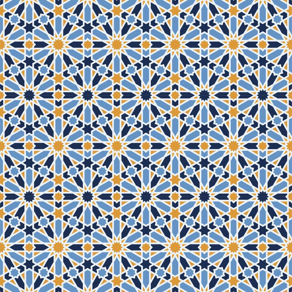 Arabic pattern background. Islamic ornament vector. Traditional Arabian geometry. vector