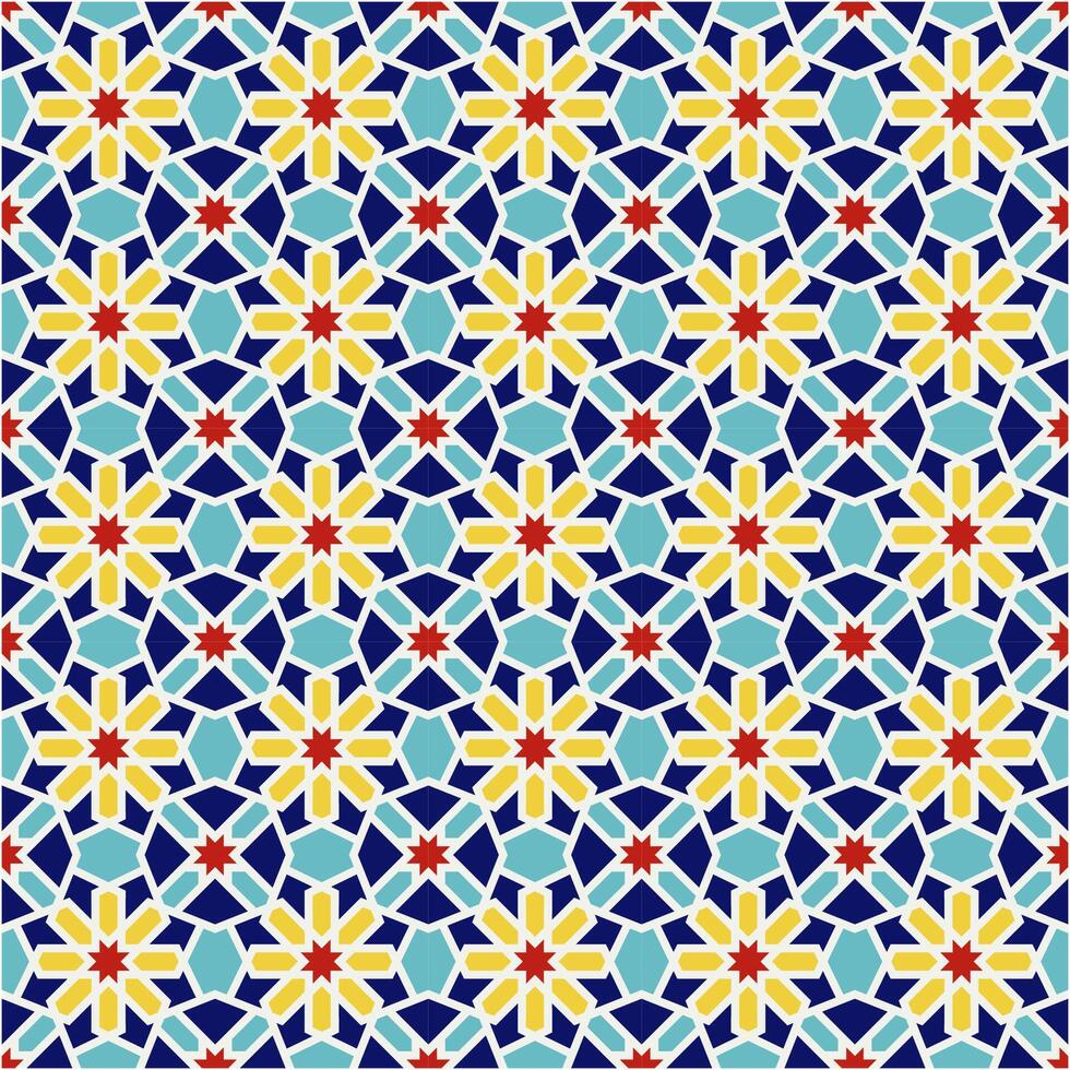 Arabic pattern background. Islamic ornament vector. Traditional Arabian geometry. vector