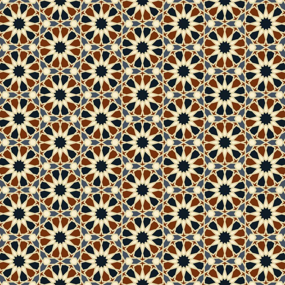 Arabic pattern background. Islamic ornament vector. Traditional Arabian geometry. vector