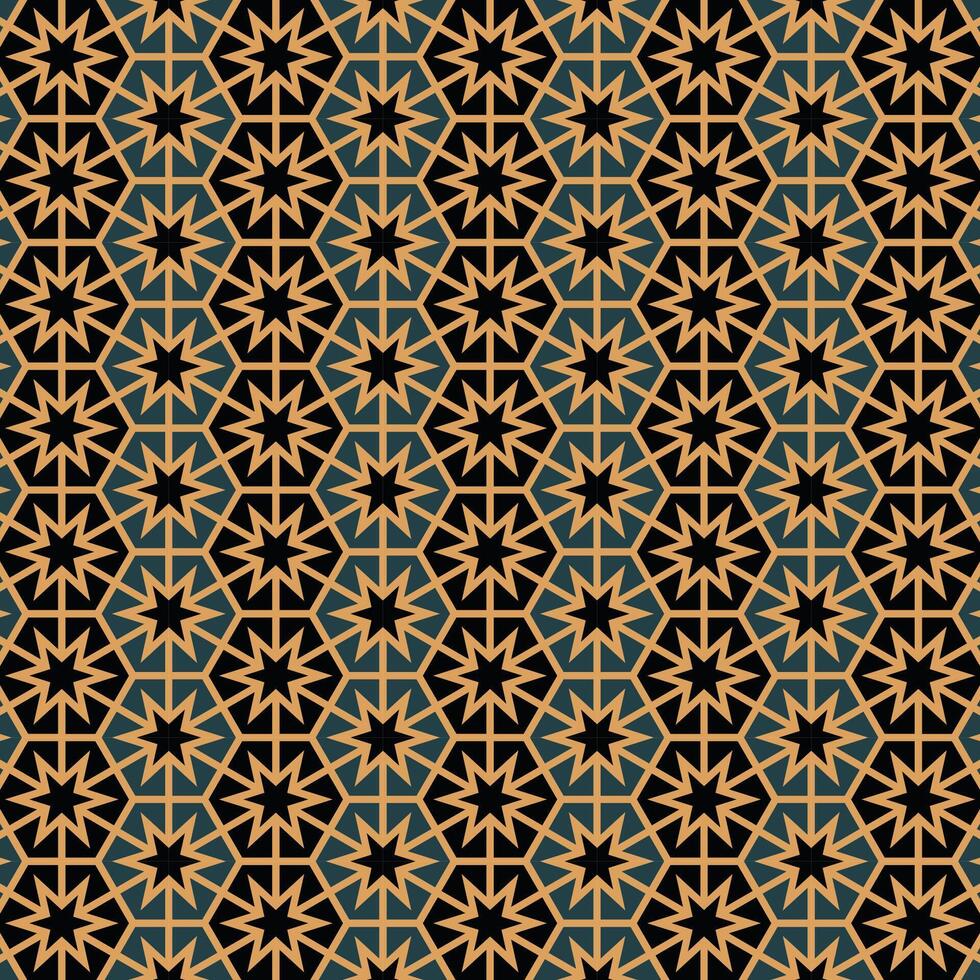 Arabic pattern background. Islamic ornament vector. Traditional Arabian geometry. vector