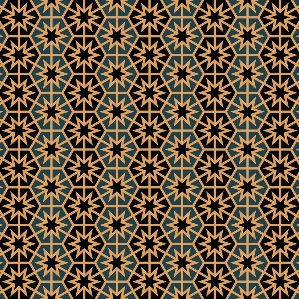 Arabic pattern background. Islamic ornament vector. Traditional Arabian geometry. vector