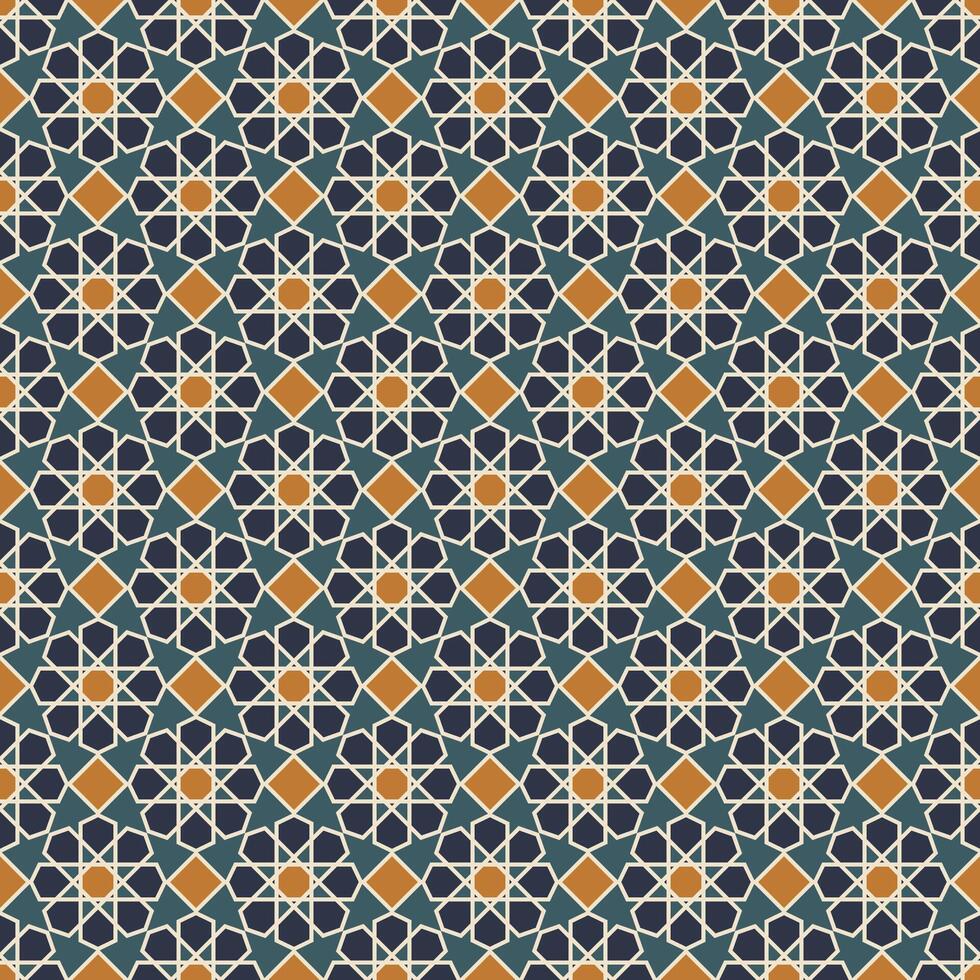 Arabic pattern background. Islamic ornament vector. Traditional Arabian geometry. vector