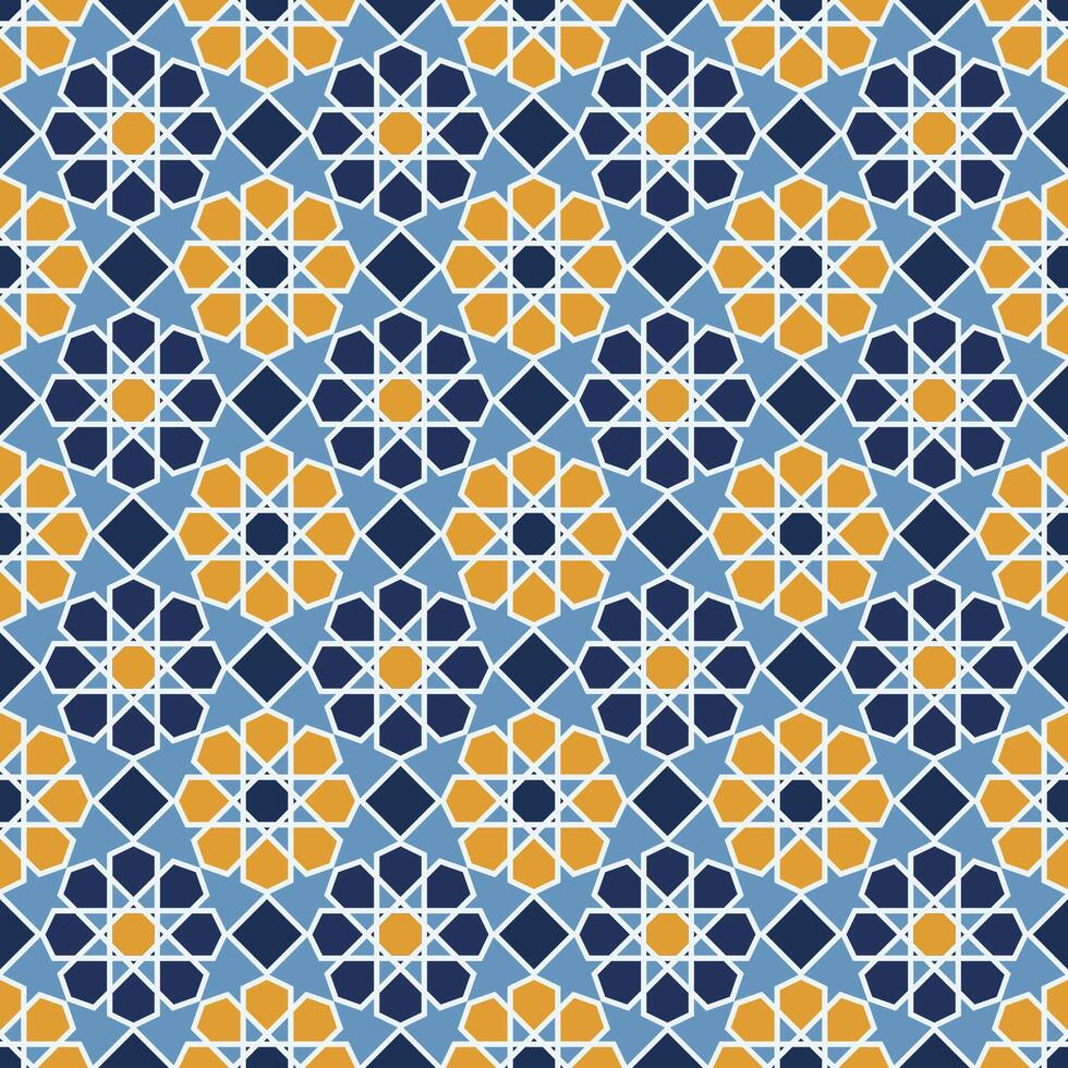 Arabic pattern background. Islamic ornament vector. Traditional Arabian geometry. vector