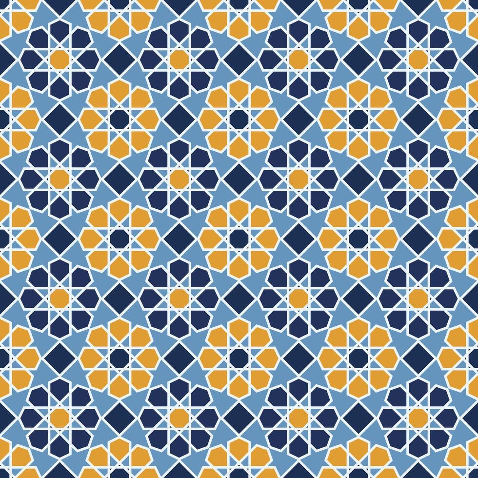 Arabic pattern background. Islamic ornament vector. Traditional Arabian geometry. vector