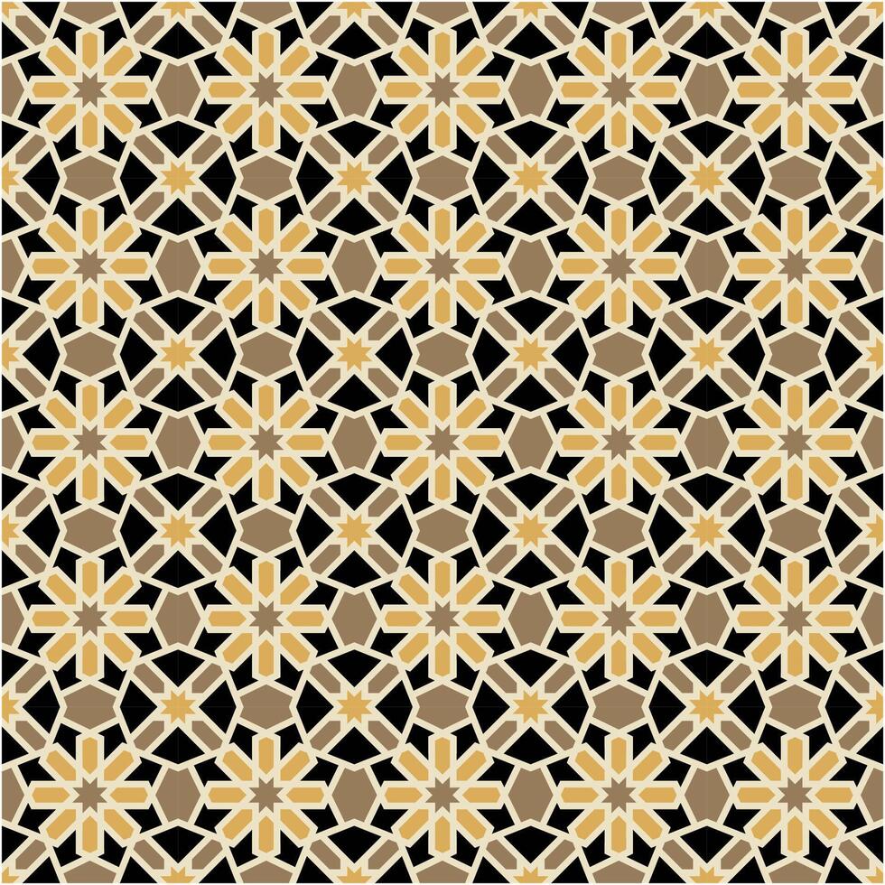 Arabic pattern background. Islamic ornament vector. Traditional Arabian geometry. vector