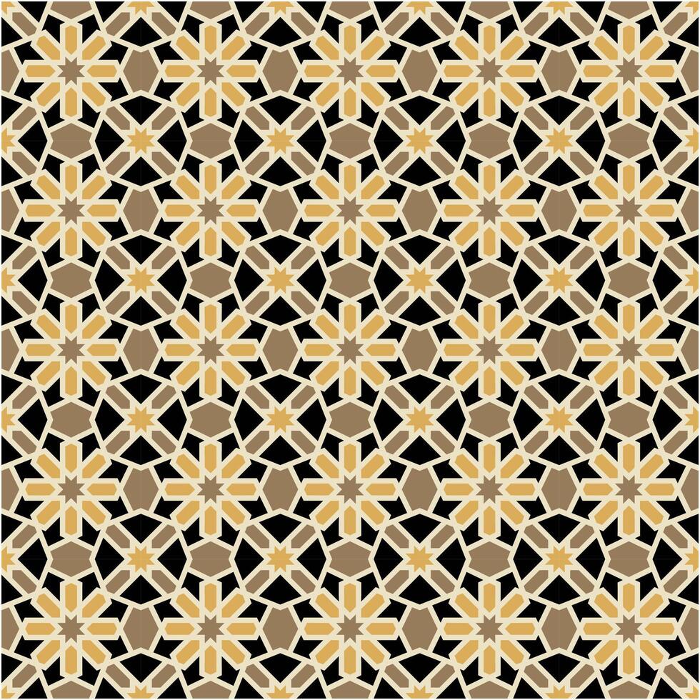 Arabic pattern background. Islamic ornament vector. Traditional Arabian geometry. vector