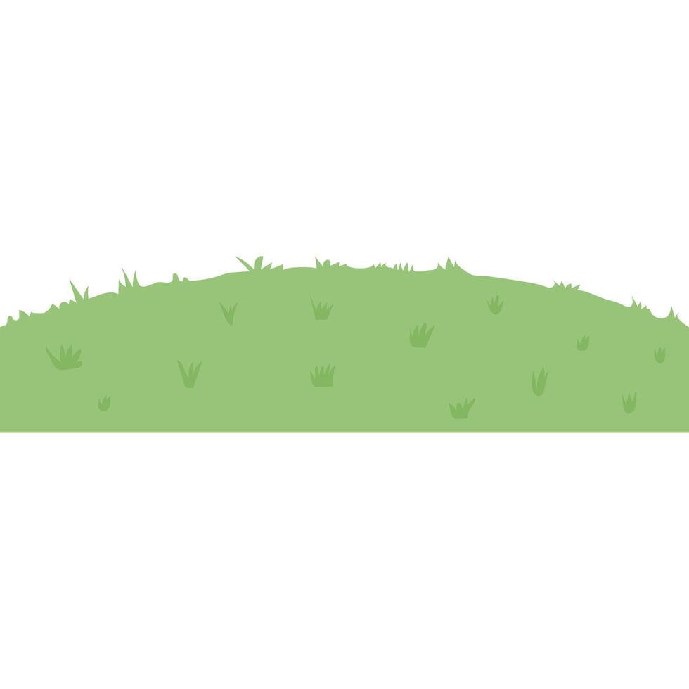 grass hand drawn decorative element vector