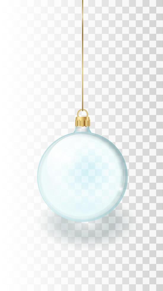 Navidad lustroso vaso pelota, burlarse de vector
