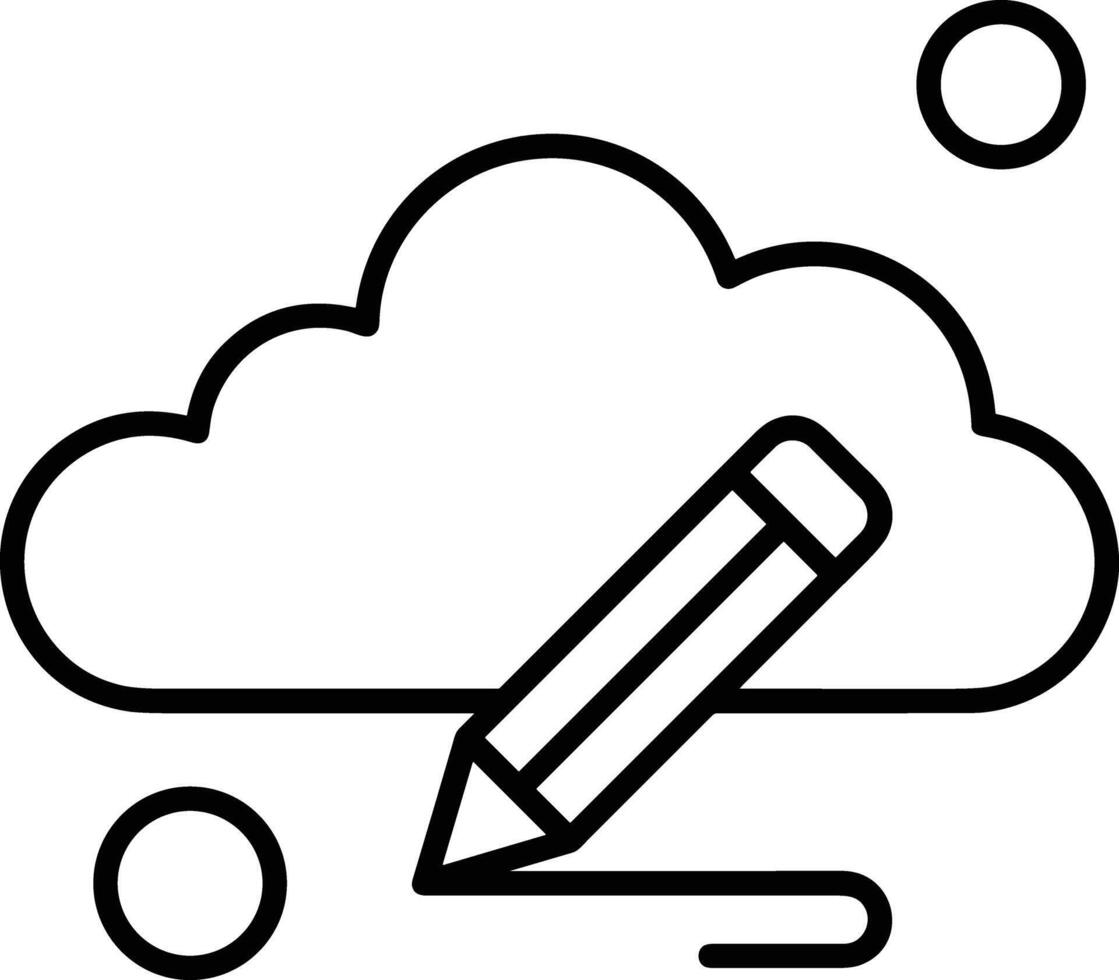 Cloud icon symbol vector image. Illustration of the hosting storage design image