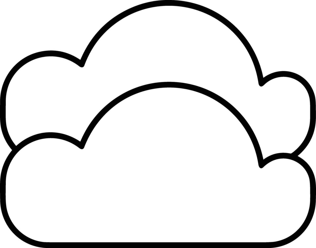 Cloud icon symbol vector image. Illustration of the hosting storage design image