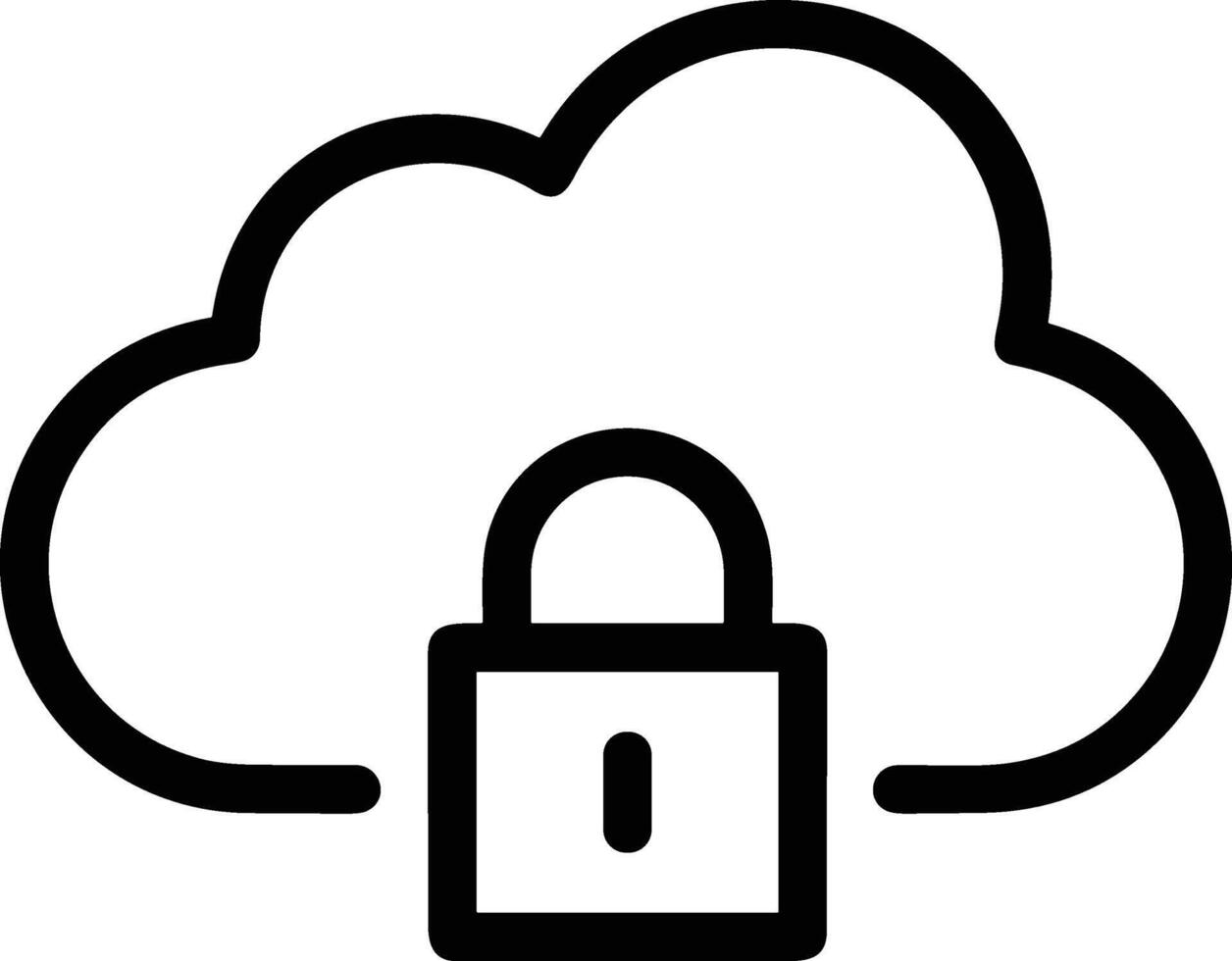 Cloud icon symbol vector image. Illustration of the hosting storage design image