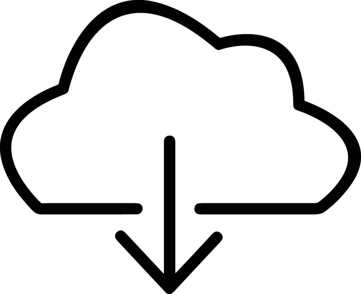 Cloud icon symbol vector image. Illustration of the hosting storage design image