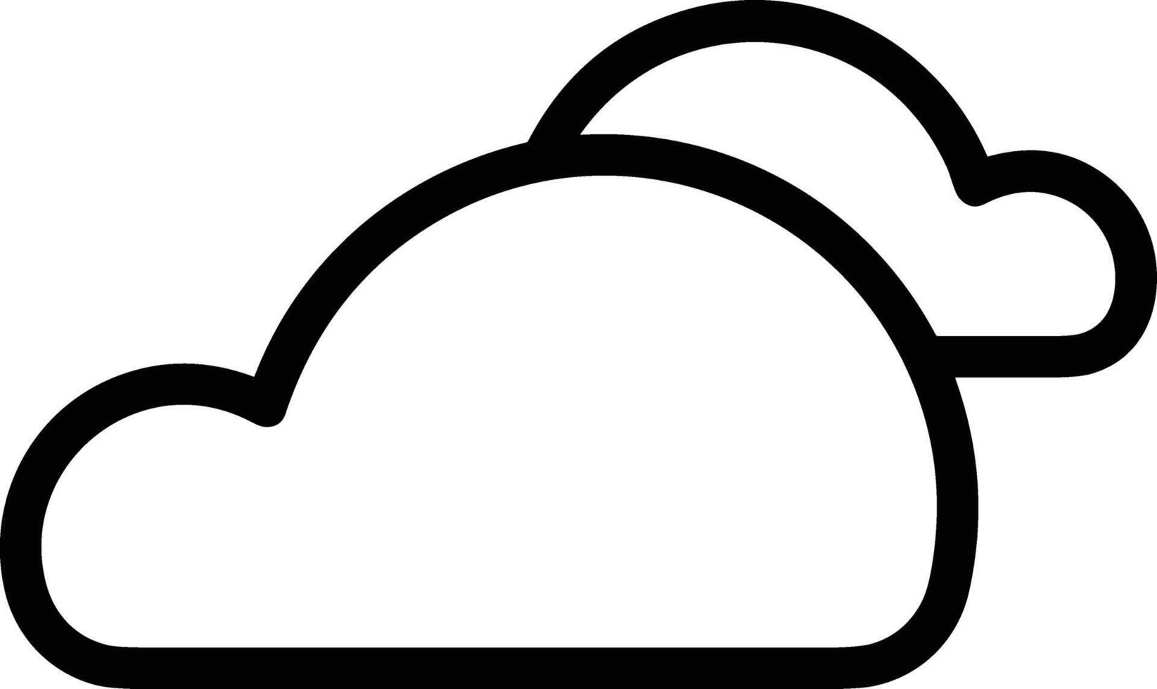 Cloud icon symbol vector image. Illustration of the hosting storage design image