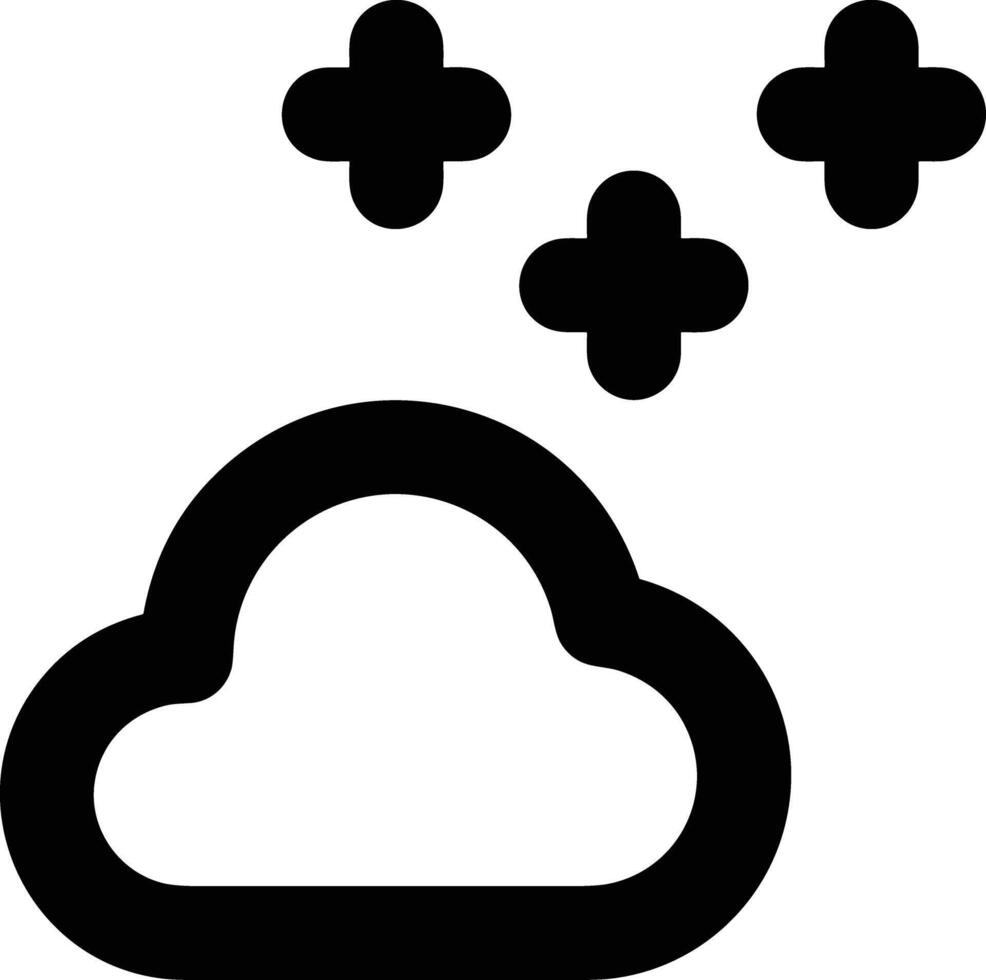 Cloud icon symbol vector image. Illustration of the hosting storage design image