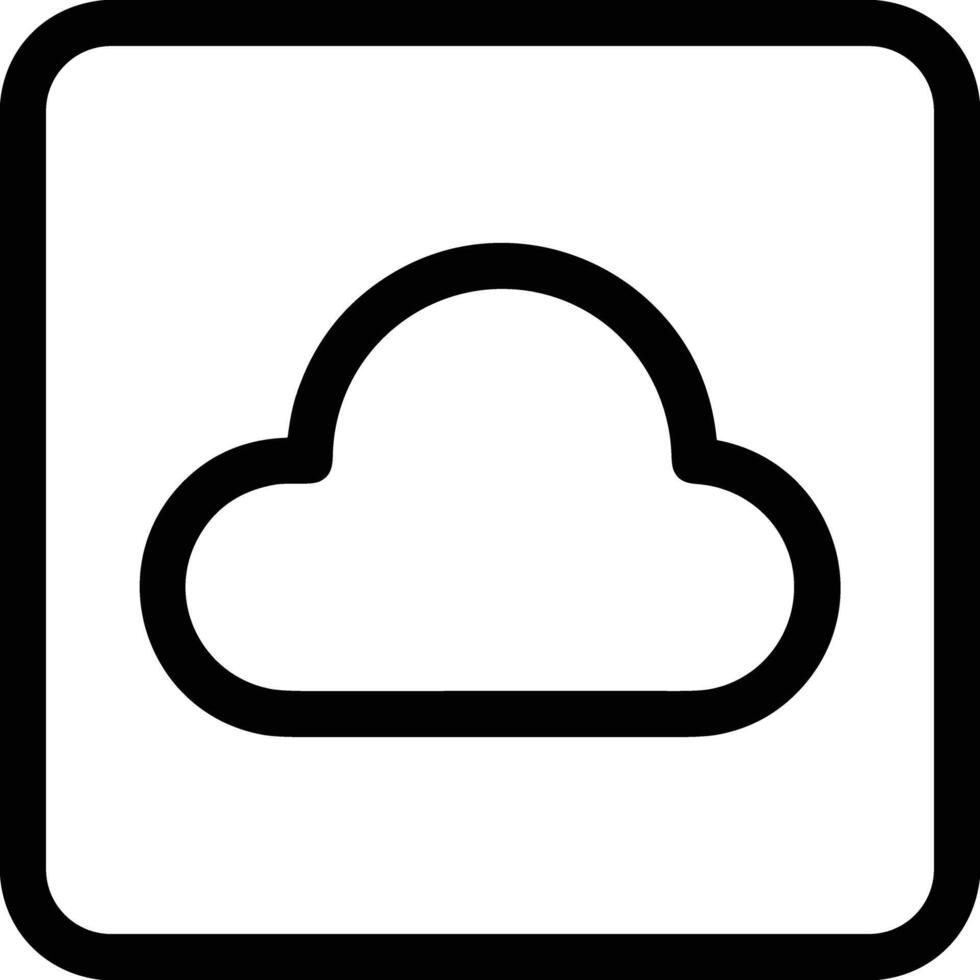 Cloud icon symbol vector image. Illustration of the hosting storage design image
