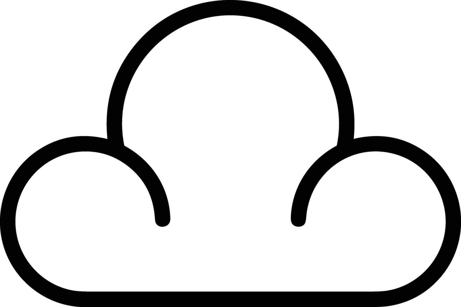 Cloud icon symbol vector image. Illustration of the hosting storage design image