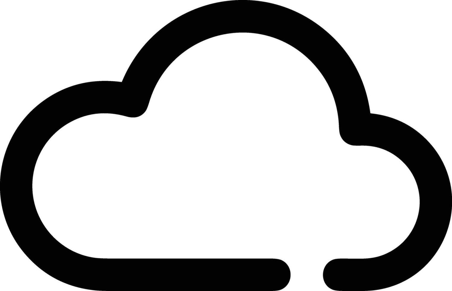 Cloud icon symbol vector image. Illustration of the hosting storage design image