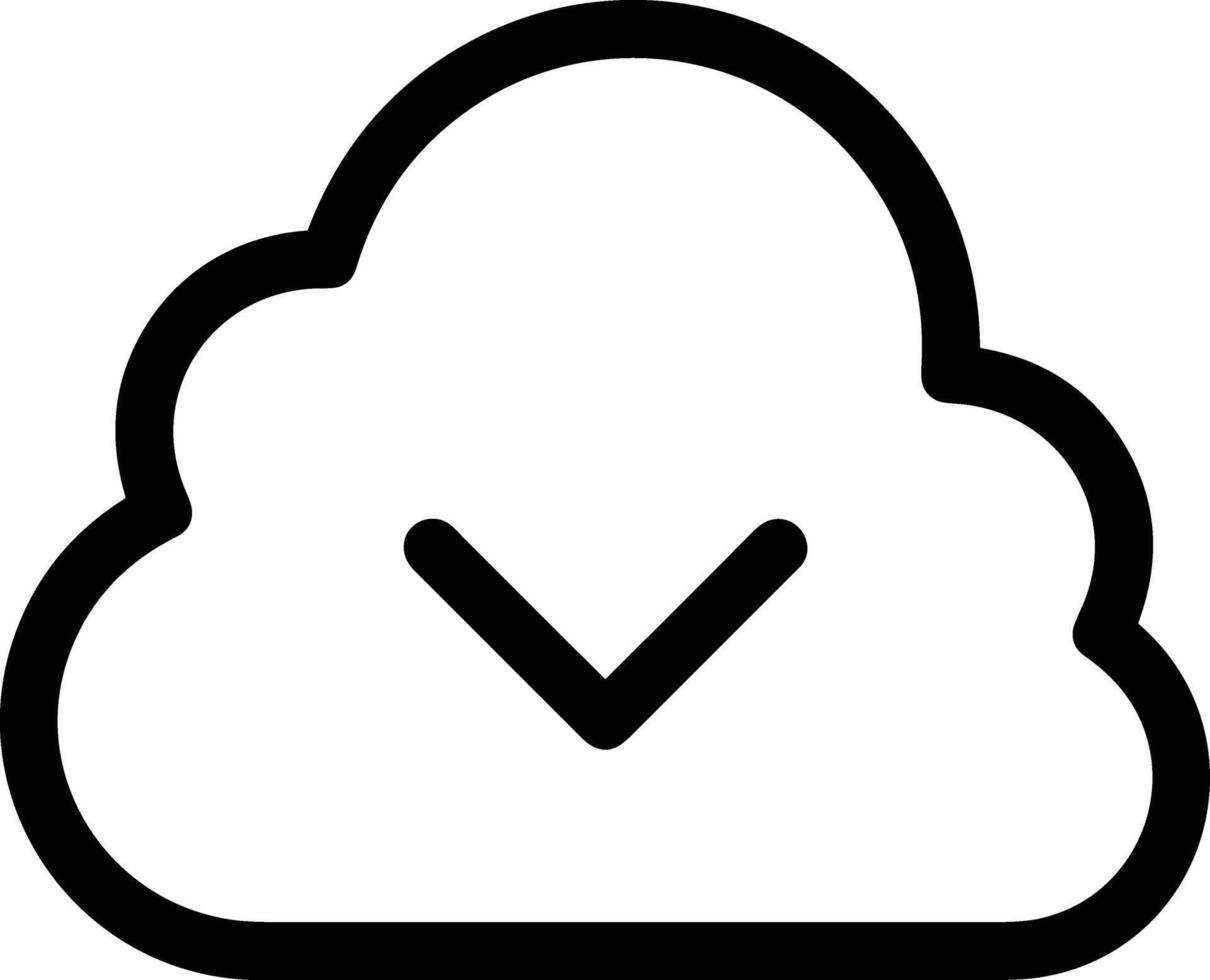 Cloud icon symbol vector image. Illustration of the hosting storage design image