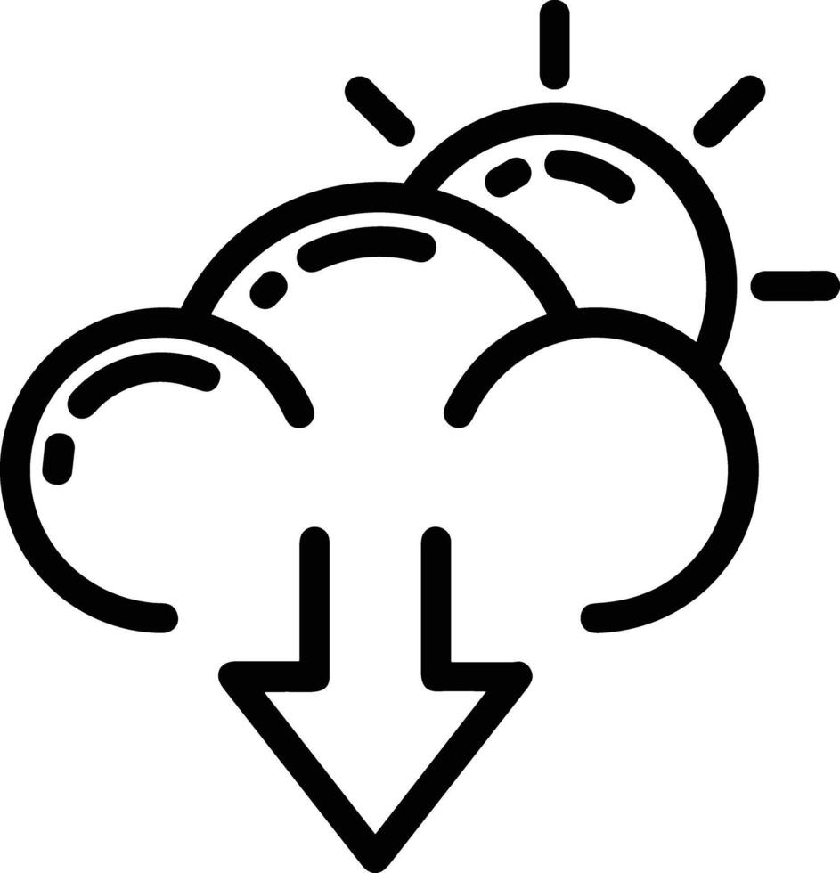 Cloud icon symbol vector image. Illustration of the hosting storage design image