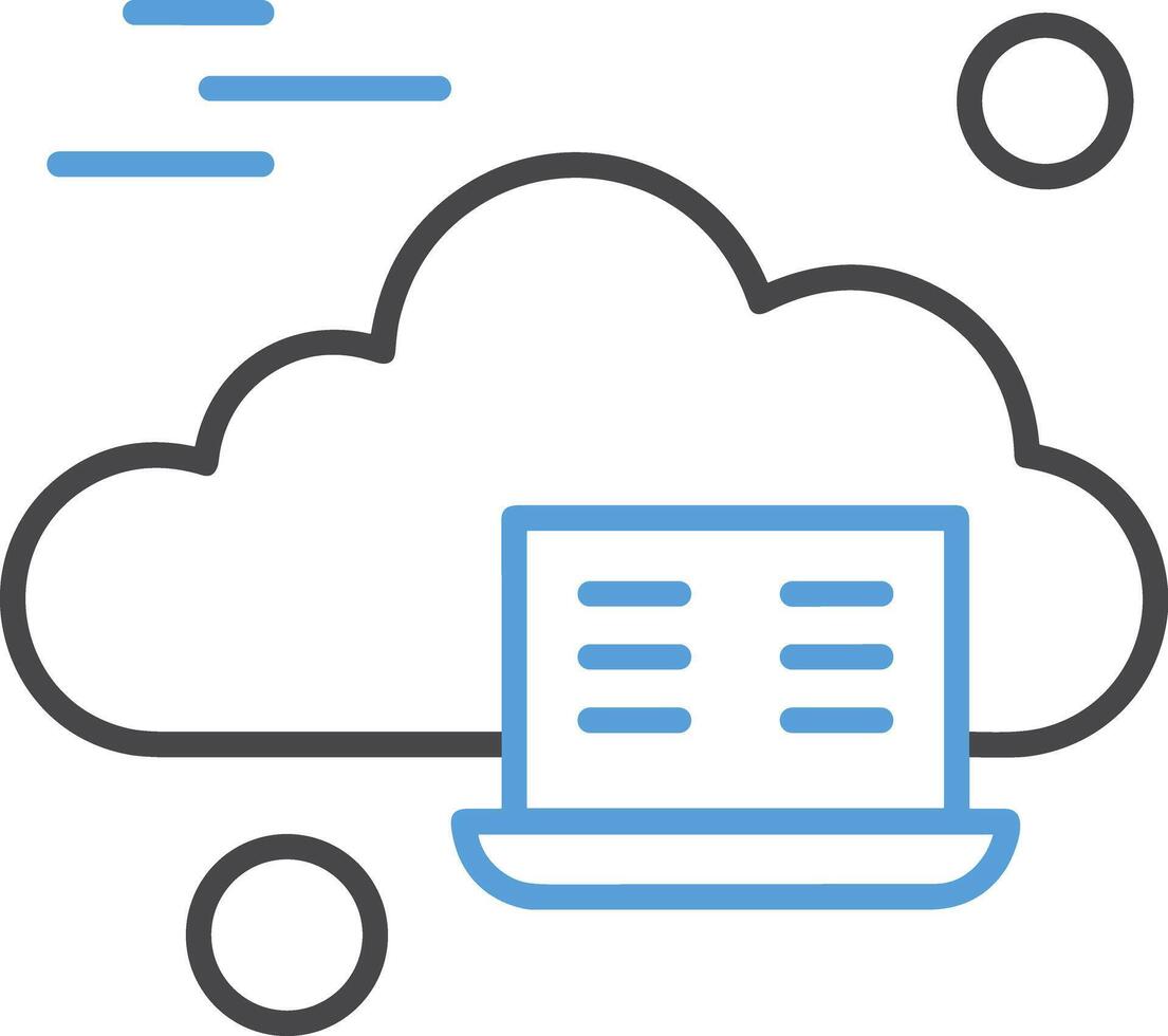 Cloud icon symbol vector image. Illustration of the hosting storage design image