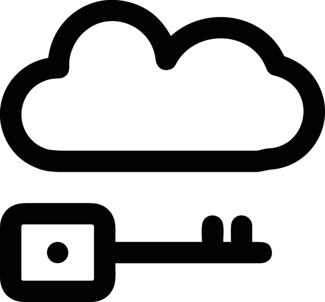 Cloud icon symbol vector image. Illustration of the hosting storage design image