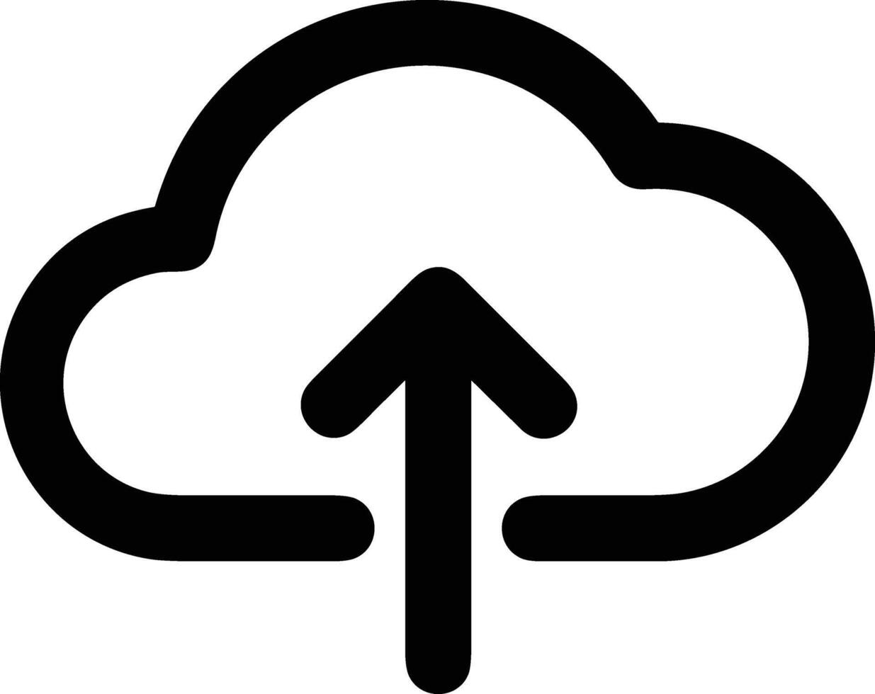 Cloud icon symbol vector image. Illustration of the hosting storage design image