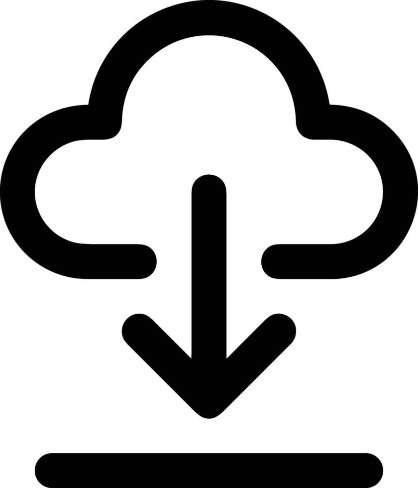 Cloud icon symbol vector image. Illustration of the hosting storage design image