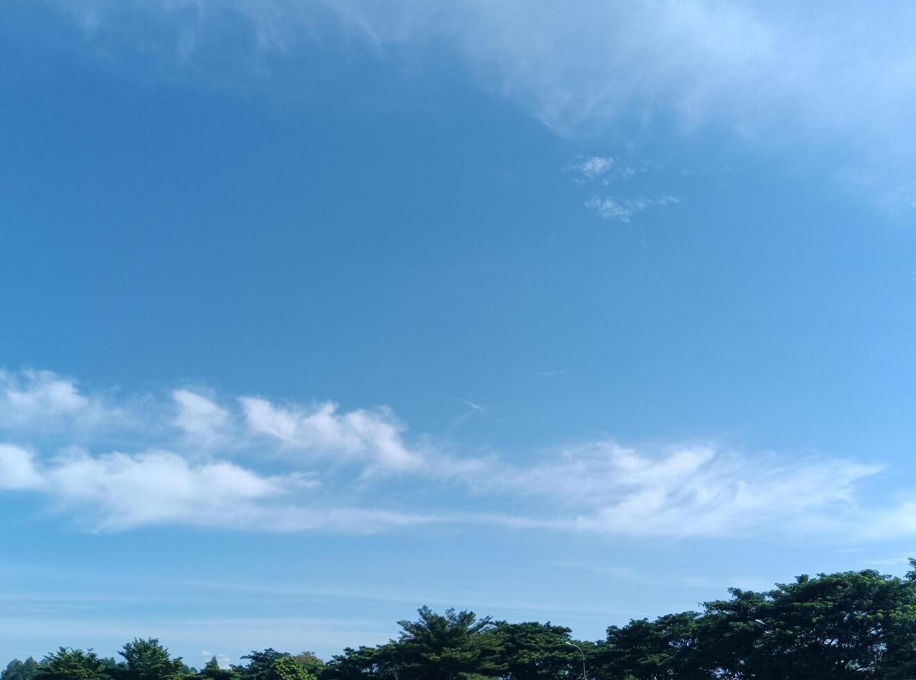 beautiful morning cloudy blue sky photo