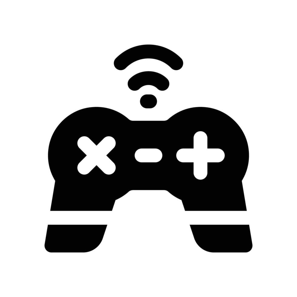 gamepad icono. vector glifo icono para tu sitio web, móvil, presentación, y logo diseño.