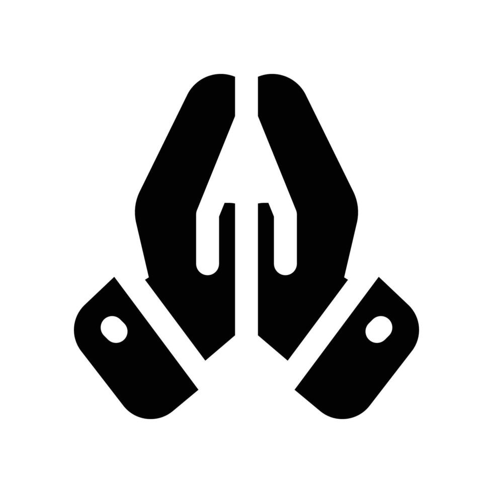 apologize icon. vector glyph icon for your website, mobile, presentation, and logo design.