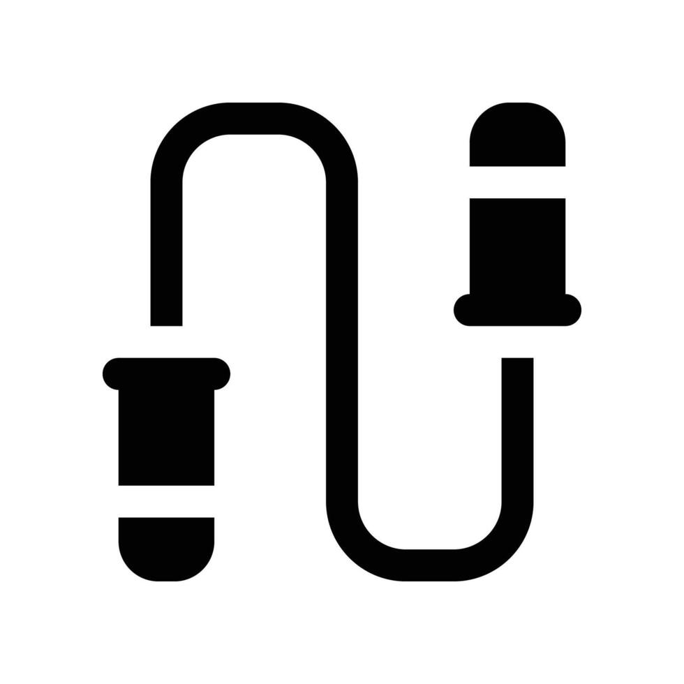 jumping rope icon. vector glyph icon for your website, mobile, presentation, and logo design.