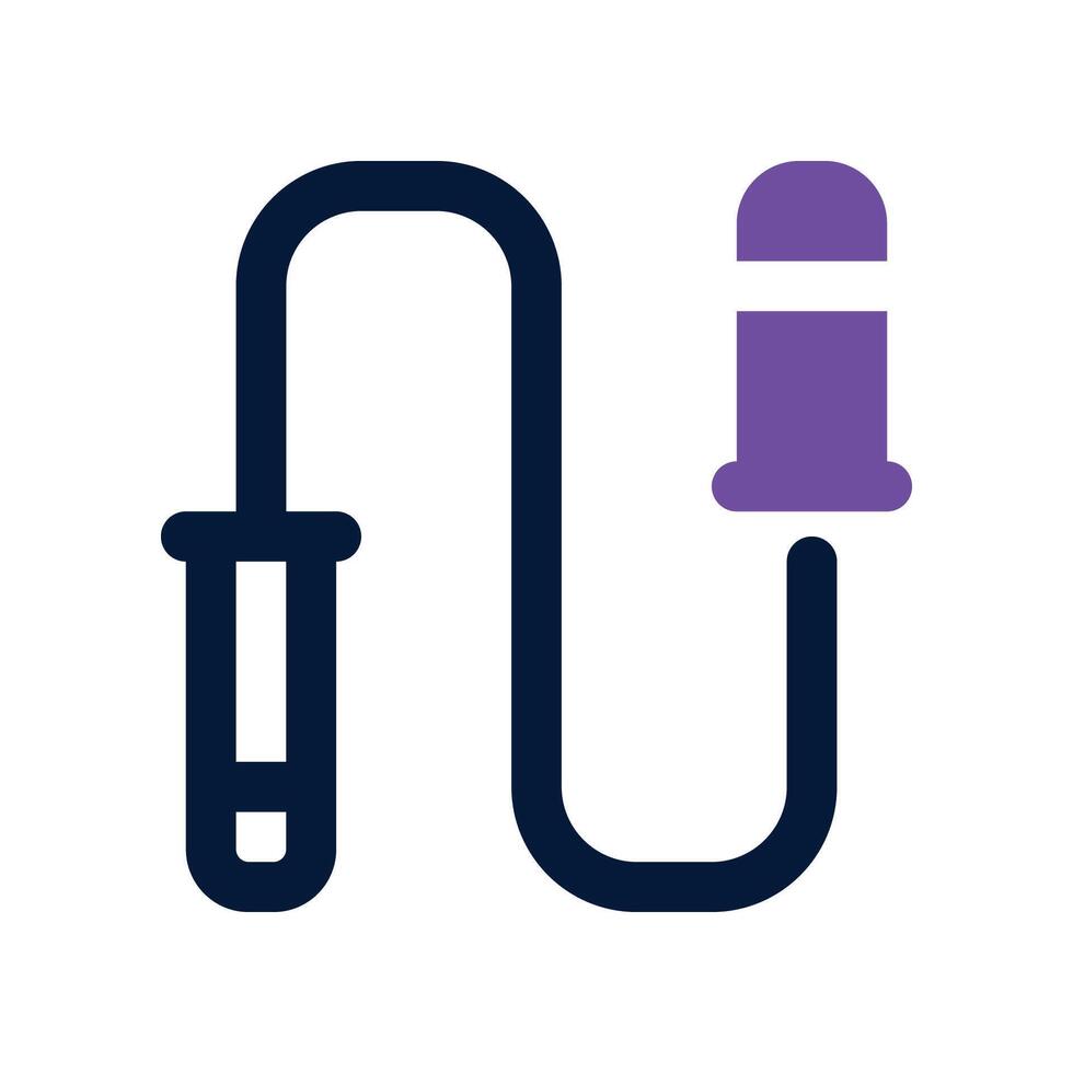 jumping rope icon. vector dual tone icon for your website, mobile, presentation, and logo design.