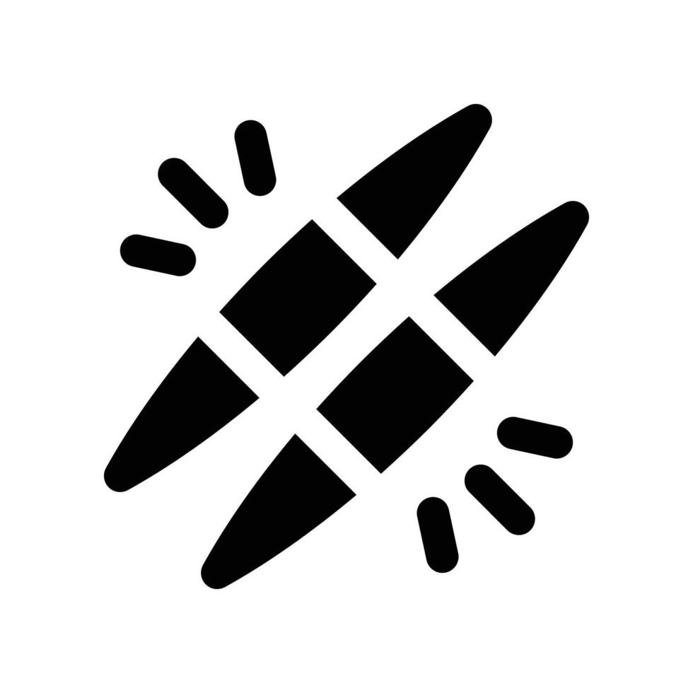 javelin icon. vector glyph icon for your website, mobile, presentation, and logo design.