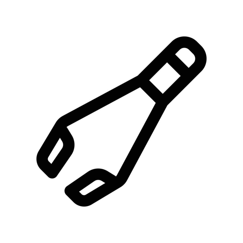 tweezer icon. vector line icon for your website, mobile, presentation, and logo design.