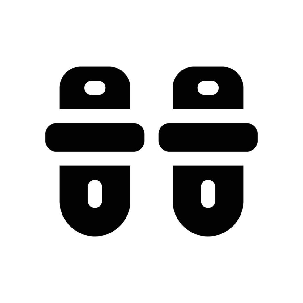 slipper icon. vector glyph icon for your website, mobile, presentation, and logo design.