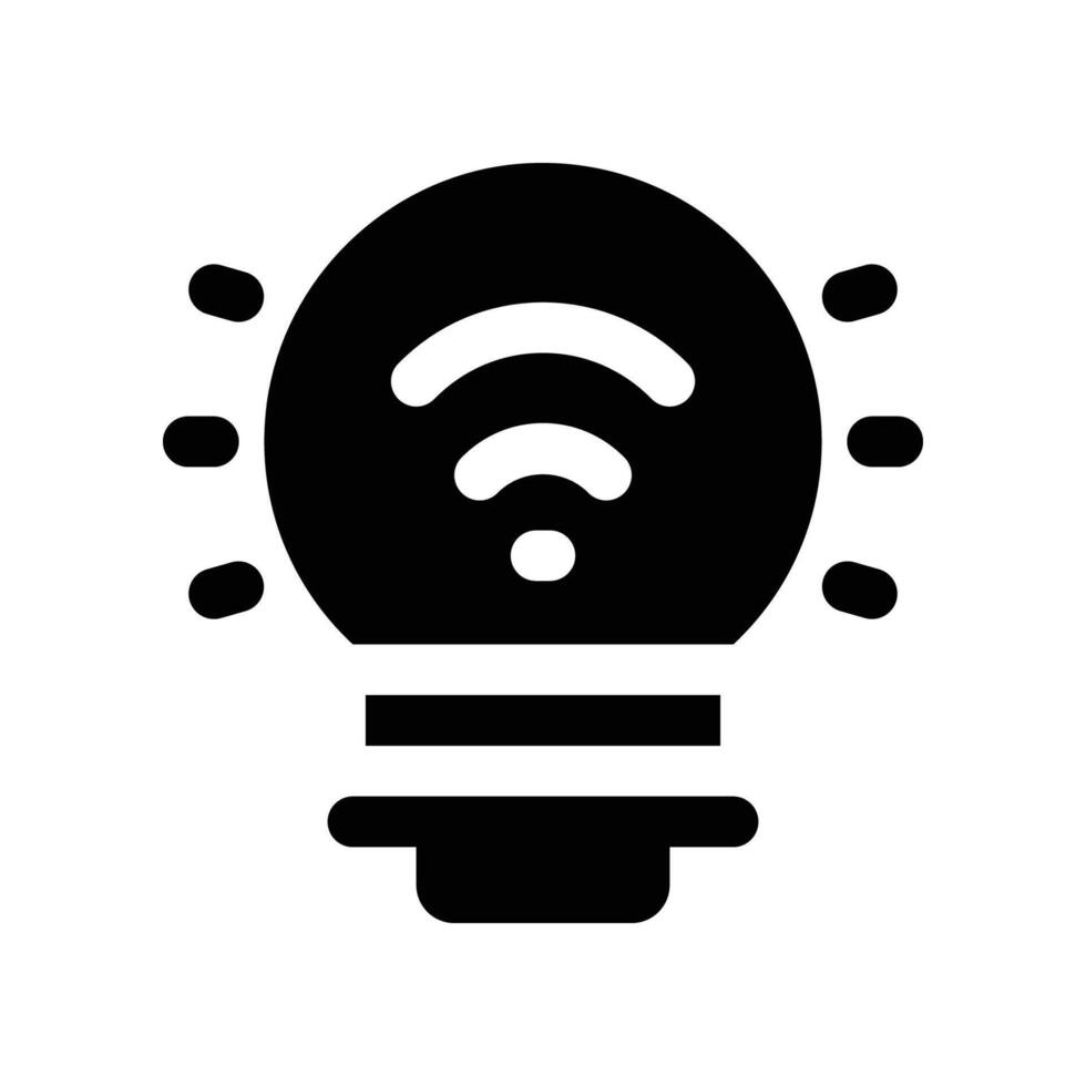 idea icon. vector glyph icon for your website, mobile, presentation, and logo design.