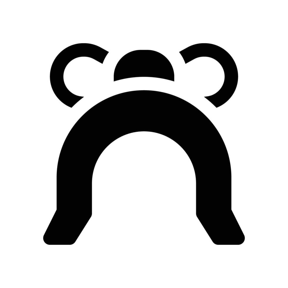 headband icon. vector glyph icon for your website, mobile, presentation, and logo design.