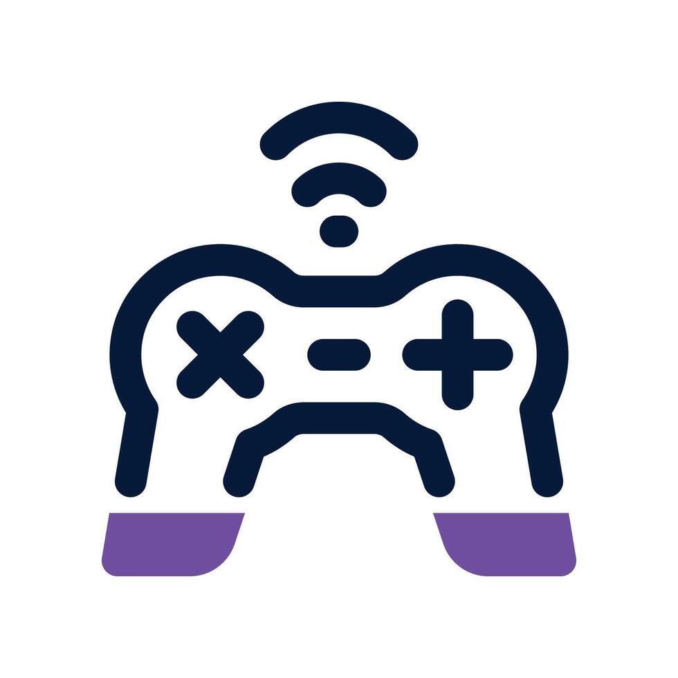 gamepad icono. vector doble tono icono para tu sitio web, móvil, presentación, y logo diseño.