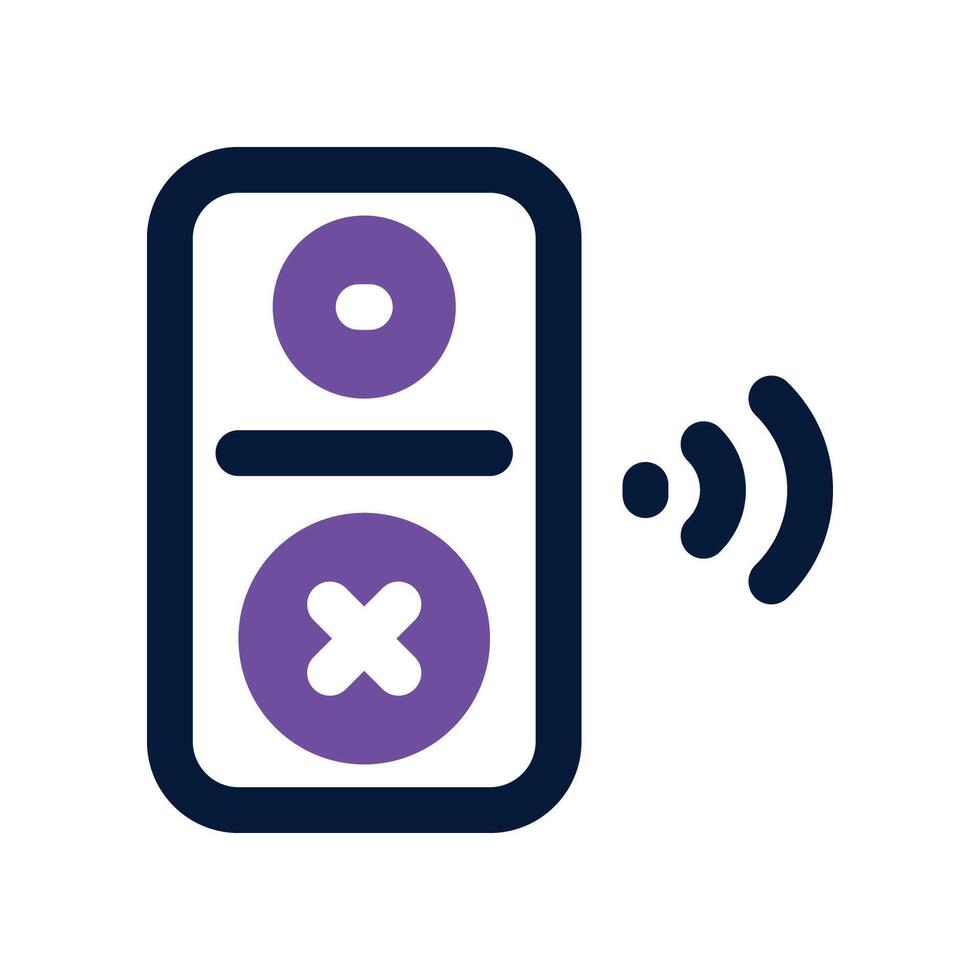 wireless speaker icon. vector dual tone icon for your website, mobile, presentation, and logo design.