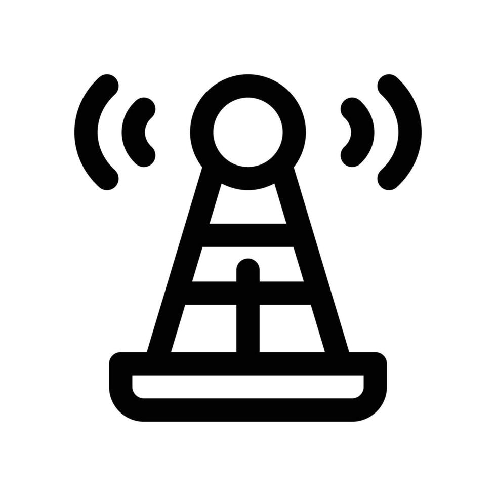 antenna icon. vector line icon for your website, mobile, presentation, and logo design.