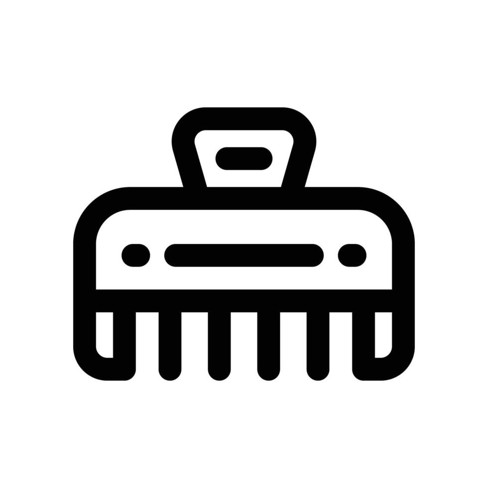 hair clip icon. vector line icon for your website, mobile, presentation, and logo design.