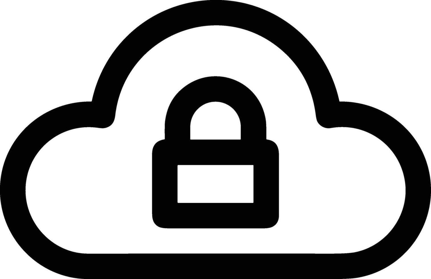 Cloud icon symbol vector image. Illustration of the hosting storage design image
