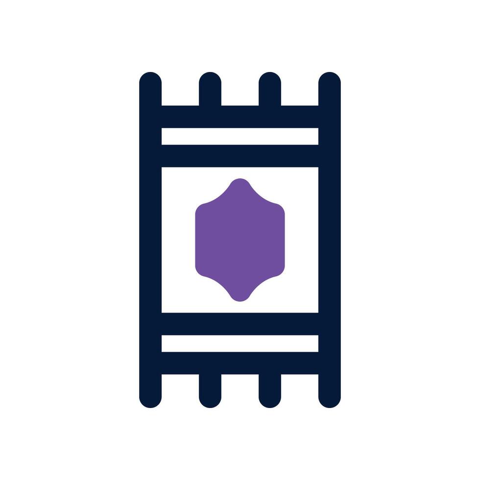 sajadah icon. vector dual tone icon for your website, mobile, presentation, and logo design.