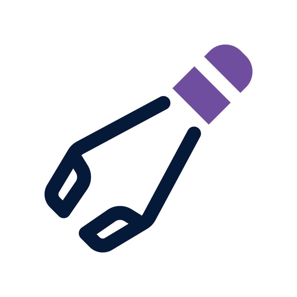 tweezer icon. vector dual tone icon for your website, mobile, presentation, and logo design.