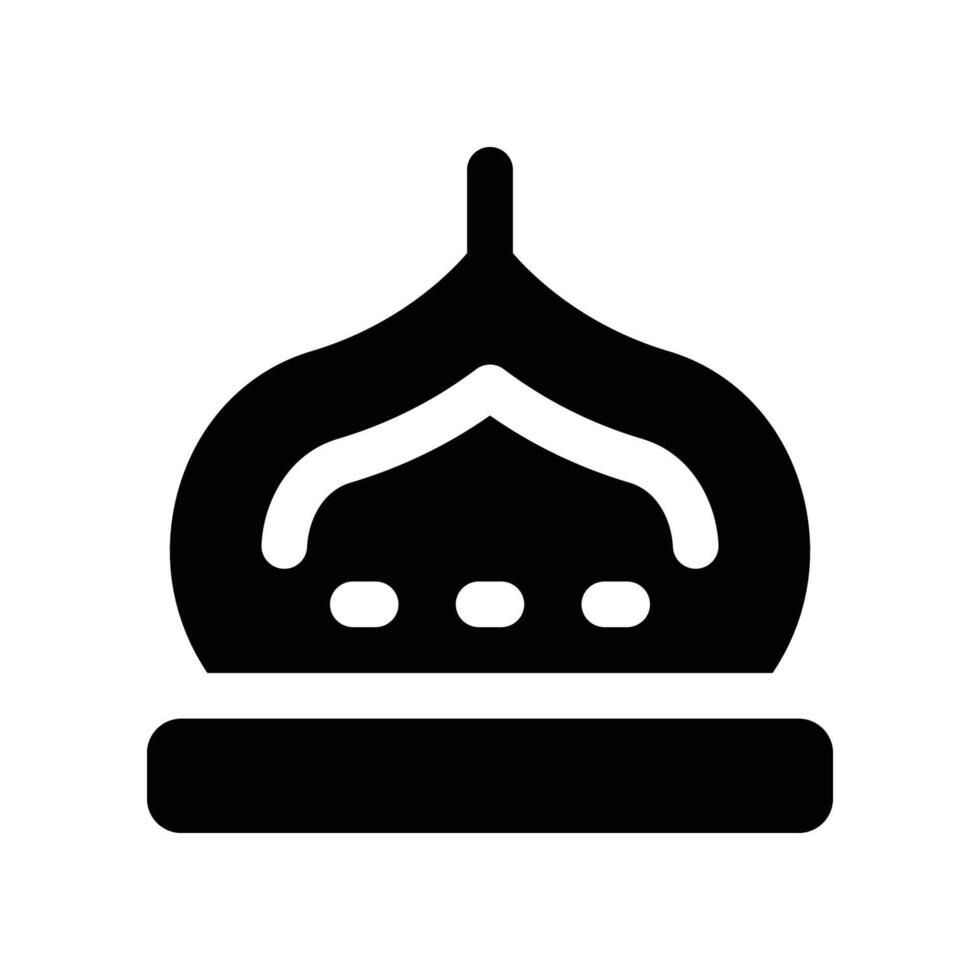 dome icon. vector glyph icon for your website, mobile, presentation, and logo design.