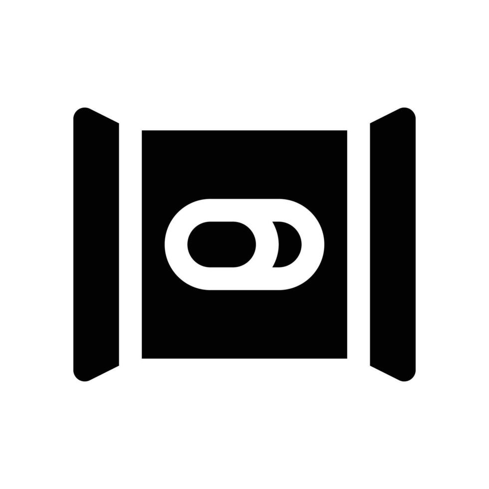 wet wipes icon. vector glyph icon for your website, mobile, presentation, and logo design.