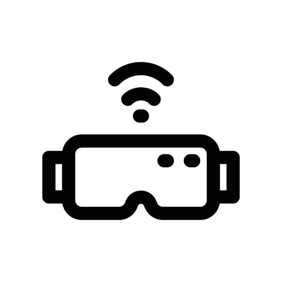 vr glasses icon. vector line icon for your website, mobile, presentation, and logo design.