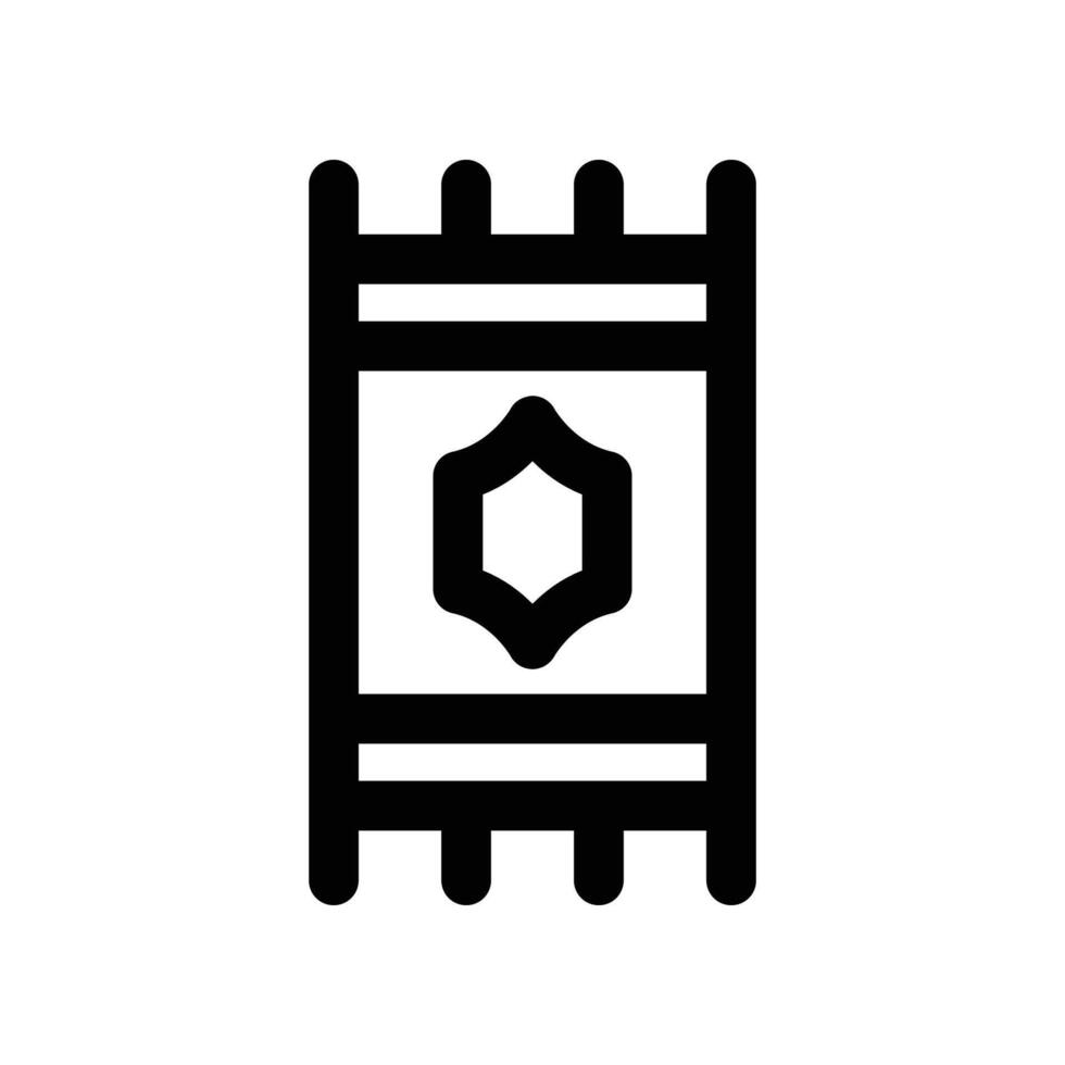 sajadah icon. vector line icon for your website, mobile, presentation, and logo design.